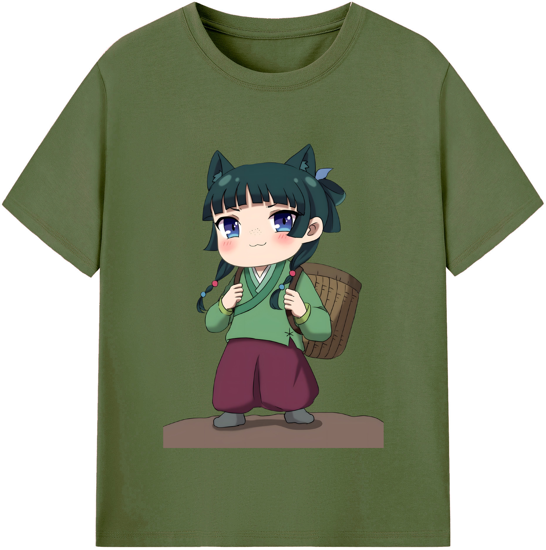 （画像用） 薬屋のひとりごと The Apothecary Diaries 綿100％半袖Tシャツ（フロントプリント）